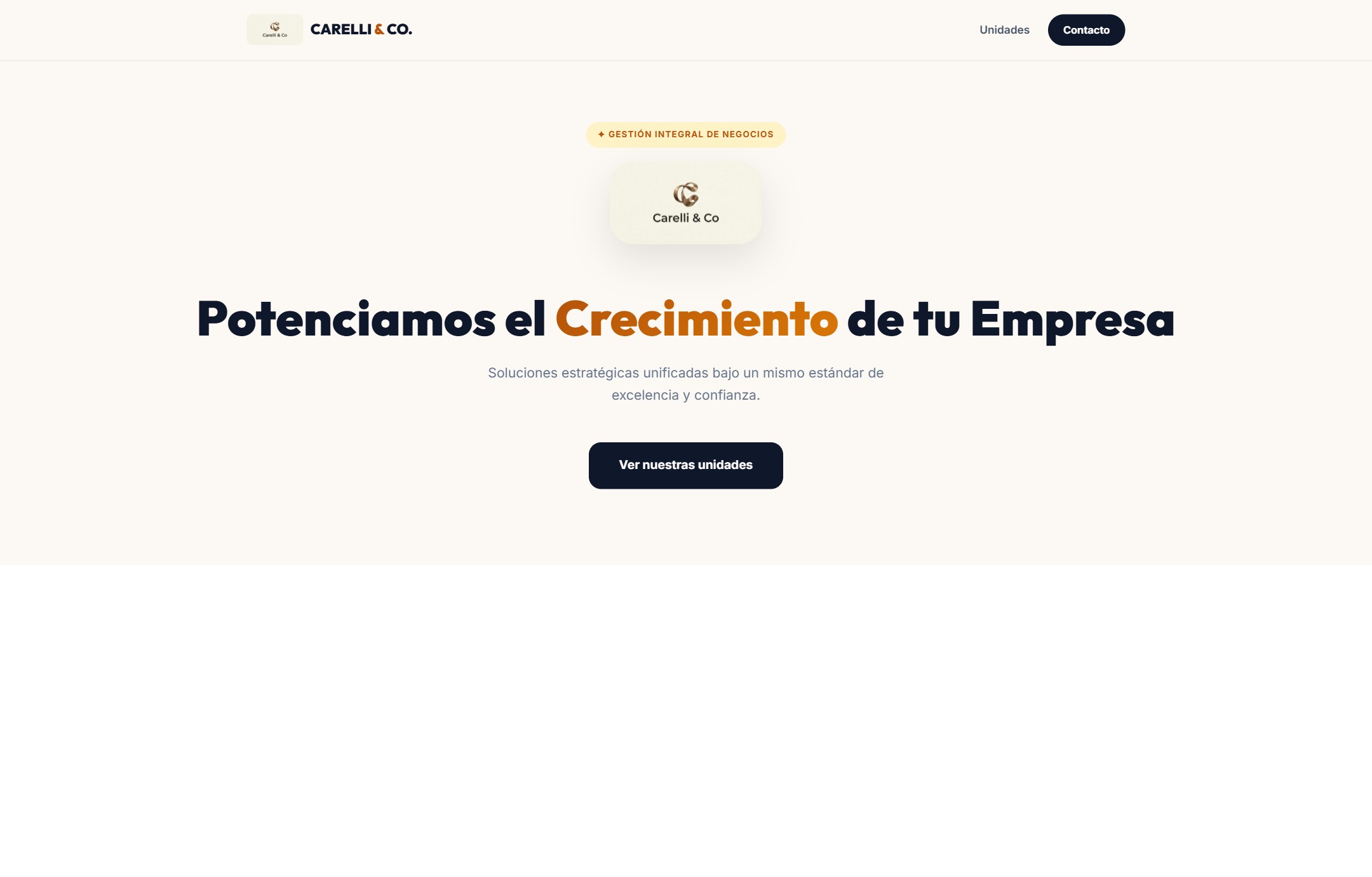 Página de Carelli & Co